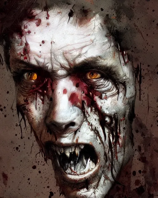 Prompt: hyper realistic photo portrait dried out zombie cinematic, greg rutkowski, james gurney, mignola, craig mullins, brom