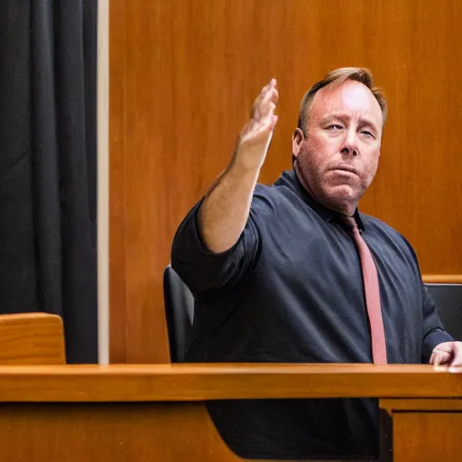 Image similar to Alex Jones desperately reaching for his out of reach phone in the courtroom, [EOS 5DS R, ISO100, f/8, 1/125, 84mm, RAW, sharpen, unblur]