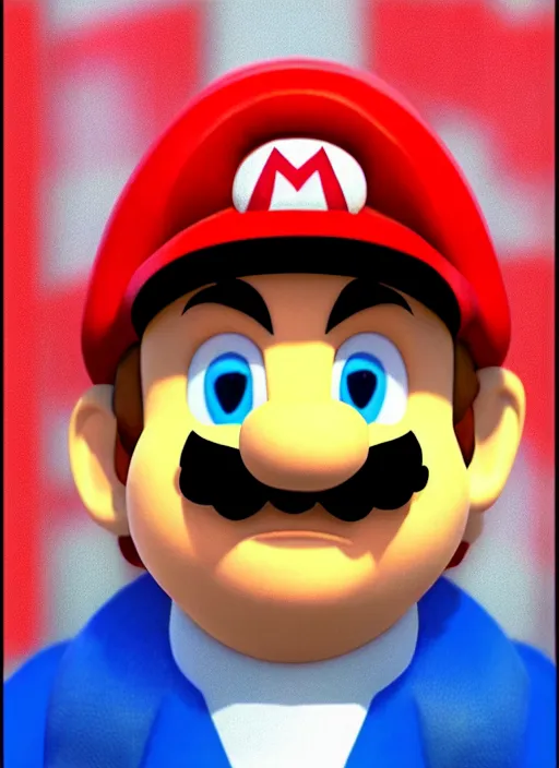 Prompt: saul goodman in super mario 64