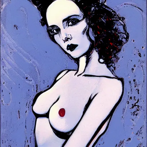 Image similar to mandelbulb portrait of a beautiful woman by liepke and apollonia saintclair