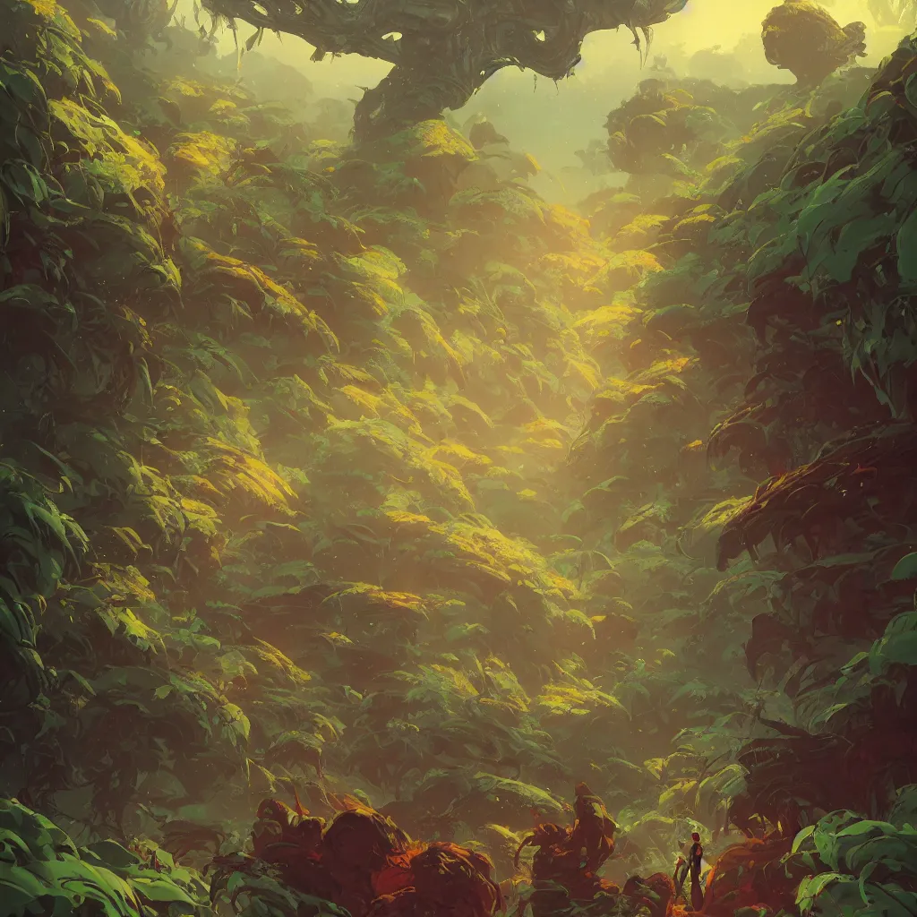 Prompt: alien forest background stylized, official fanart behance hd artstation by jesper ejsing, by rhads, makoto shinkai and lois van baarle, ilya kuvshinov, ossdraws, by feng zhu and loish and laurie greasley, victo ngai, andreas rocha, john harris