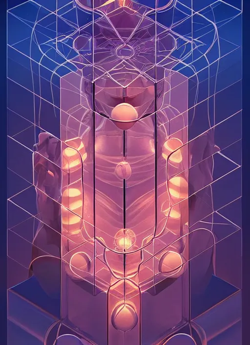 Image similar to symmetry!! product render poster puzzle cube scifi, glowing lights!! intricate, elegant, highly detailed, artstation, concept art, smooth, sharp focus, illustration, art by artgerm