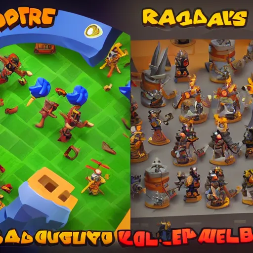 Image similar to clash royal style characters