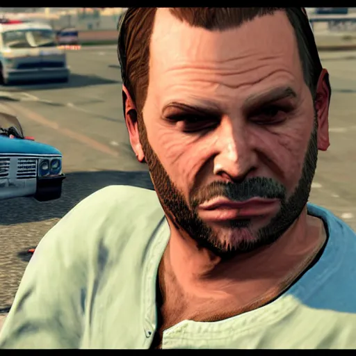 Prompt: Gronkh in GTA V