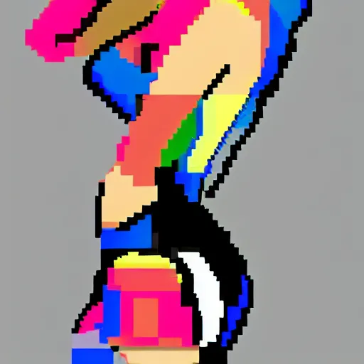 Prompt: margot robbie, 8 bit color