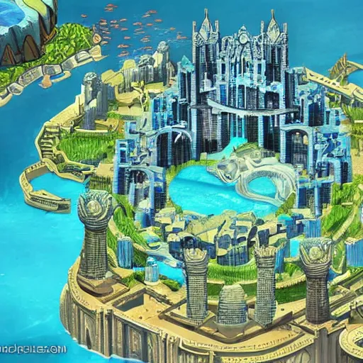 Image similar to the city of atlantis,