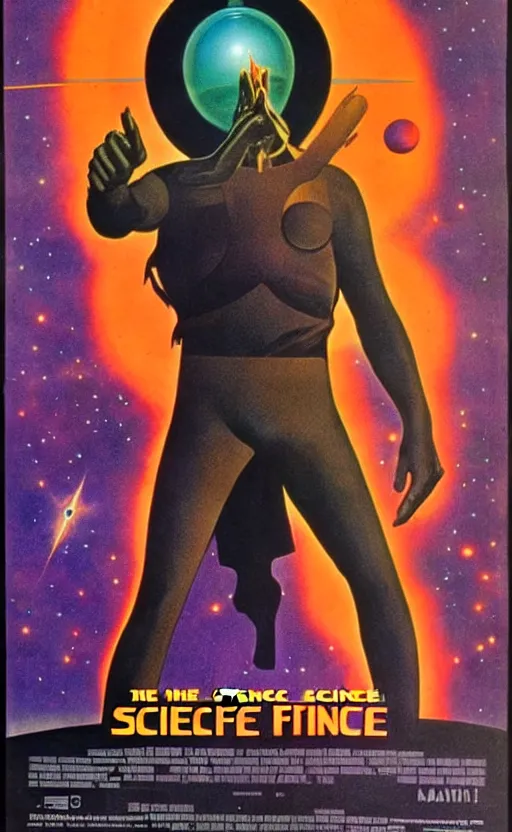 Image similar to 1 9 7 0 s science fiction movie poster art