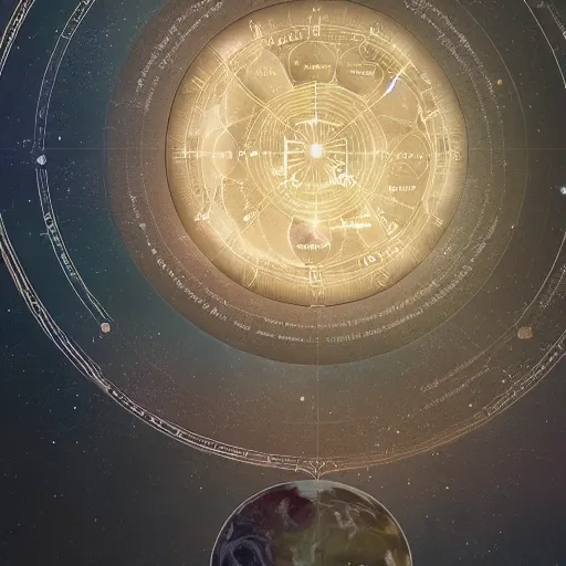 Image similar to gnostic moon diagram astrological map and control panel by jessica rossier