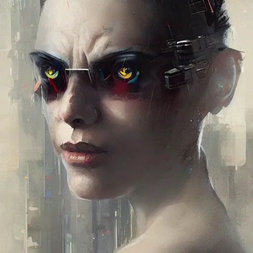 Image similar to evil ai, neuromancer, painted by stanley lau, painted by greg rutkowski, painted by stanley artgerm, digital art, trending on artstation