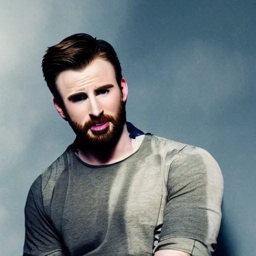 Prompt: a picture of chris evans
