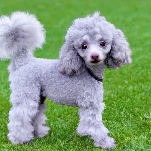 Grey french hot sale poodle