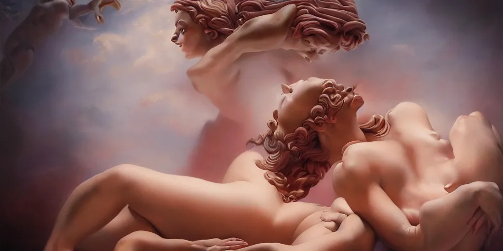 Image similar to dreamscape, female, luis ricardo falero, vivid colors, anatomical, highly detailed sculpture, intricate detailed, ommatidia, 8 k, cinematic atmosphere, post - processing