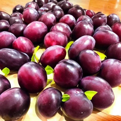 Image similar to a plum for 2 5 people