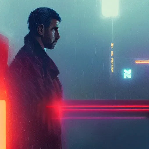 Image similar to Giant bright translucent hologram in blade runner 2049, digital art, artstation, cgsociety