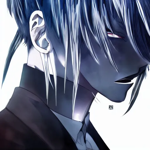 Image similar to water white in tokyo ghoul manga by sui ishida, illustration in style of sui ishida, 4 k hd