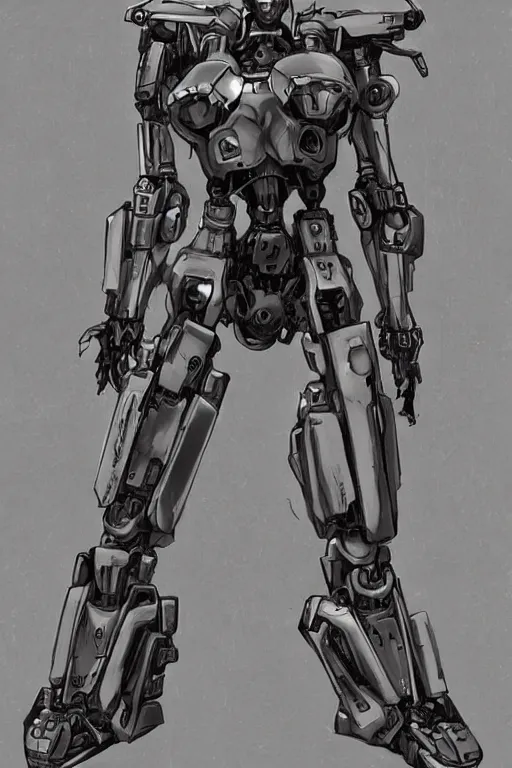 Prompt: full body illustration!! a female mecha with hollow skull eyes, very symmetrical face!! highly detailed, by yoji shinkawa, by kenny carmody, by ryouta otsuka, by hideyuki ashizawa, by marc nagel, by arknect, transformers cinematic universe, deviantart, artstation, pinterest, unreal engine