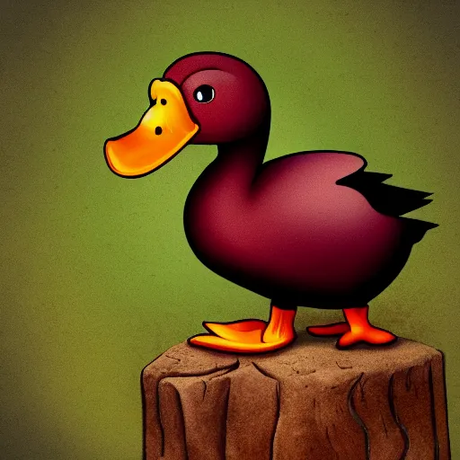 Image similar to The forgotten Demonic duck