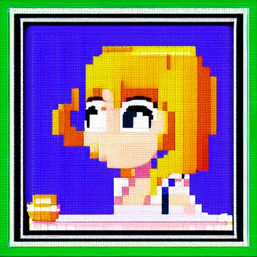 Image similar to frozen food pixel art