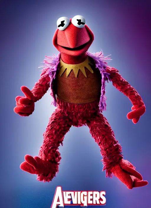 Prompt: studio portrait still of muppet!!!!! ultron in avengers endgame!!!!!! as a muppet muppet as a muppet, 8 k, studio lighting, key light,