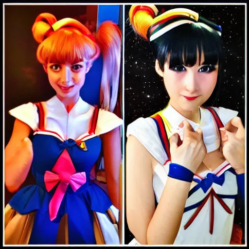 Image similar to sailor moon in real life