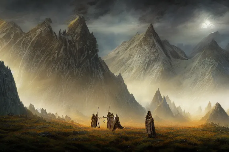 Epic Painting – The Fellowship of the Ring