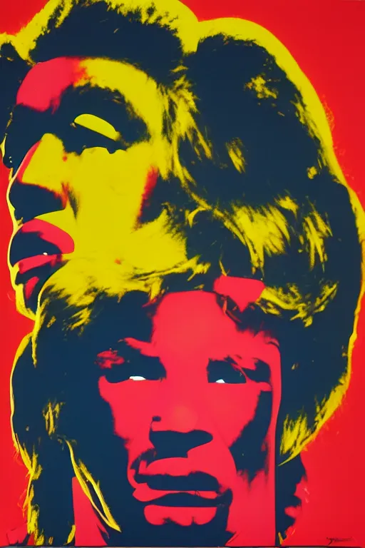 Prompt: predator 1 9 8 7 pop art by andy warhol