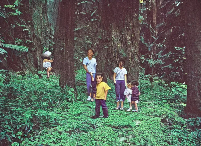 Image similar to photo of a family vacation to most liminal space in the world, fujifilm velvia 5 0, color photography, sigma 2 8 mm