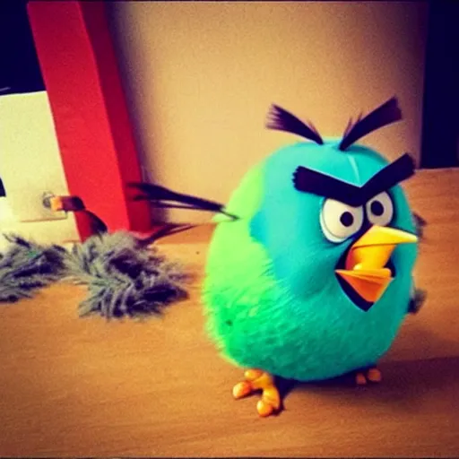 Prompt: “angry birds in real life”