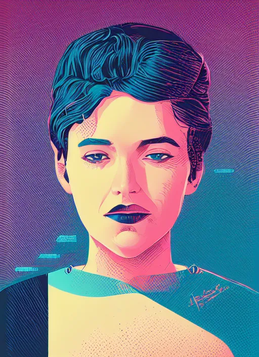 Image similar to female portrait by petros afshar, tom whalen, laurie greasley