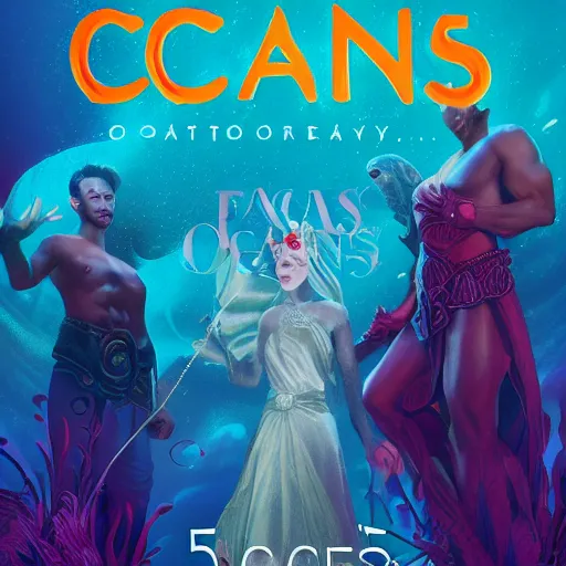 Prompt: 50 oceans, fantasy