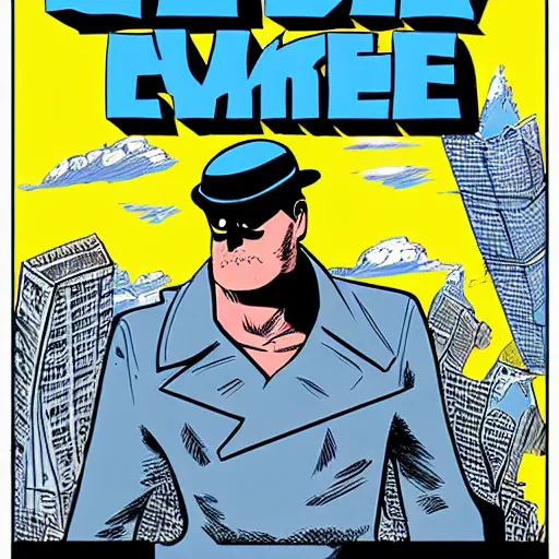 Image similar to blue sky in the style of will eisner