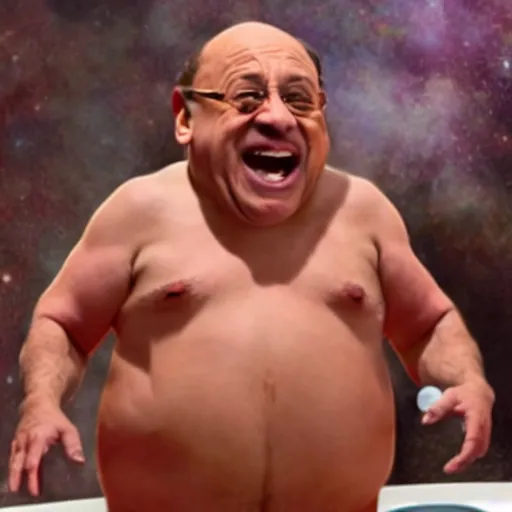 Prompt: chorizo danny devito body horror