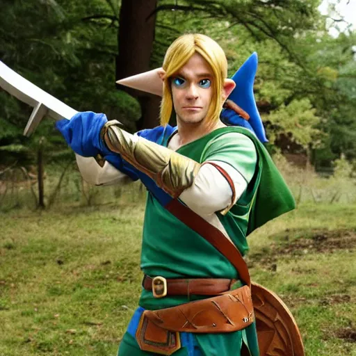 Prompt: Link as Zelda