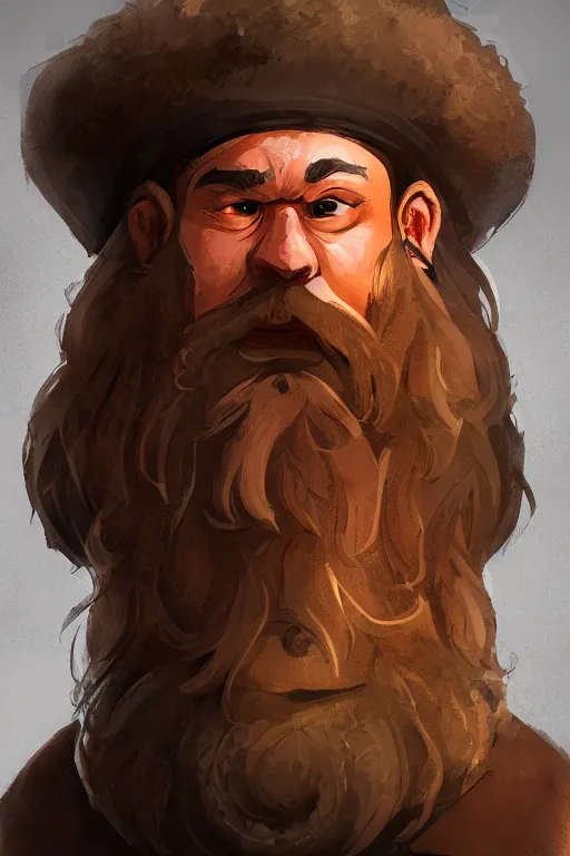 Prompt: dwarf with orangebrown braided beard, short, rough, armor focus on face, still, photograph, digital painting, trending on artstation, masterpiece, in the style of JB Casacop