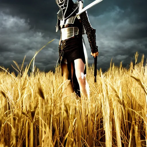 Image similar to sinner knight getting his heart weighted in the fields of reeds
