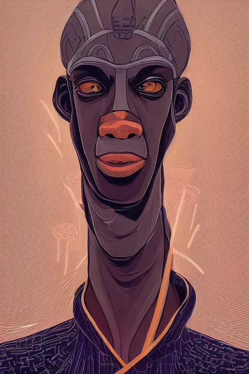 Image similar to Jar Jar Binks, Victo Ngai, artgerm portrait