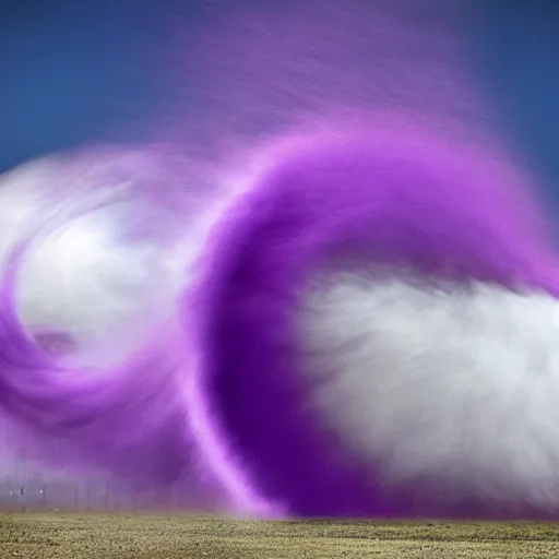 Image similar to purple tornado