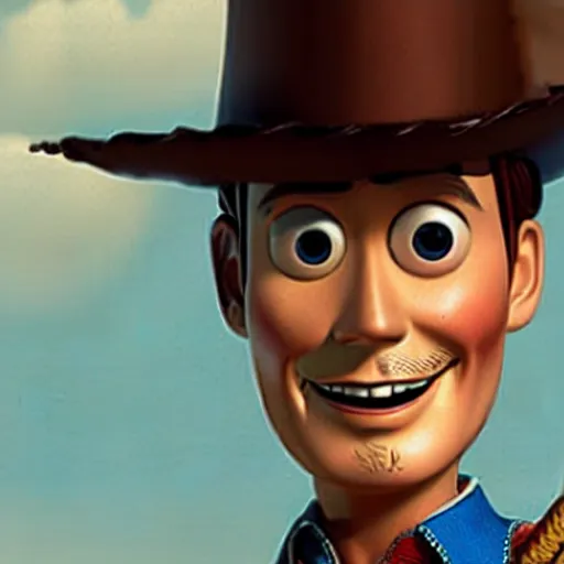 Prompt: johnny depp as woody from toy story