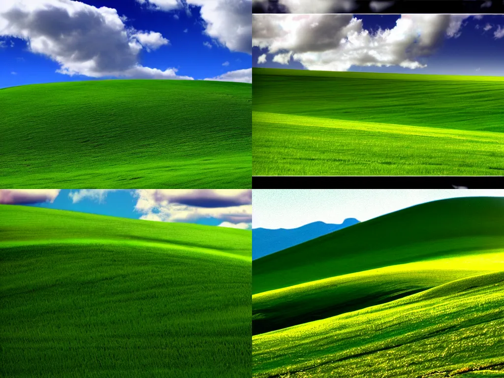 Windows XP Bliss wallpaper | Stable Diffusion | OpenArt