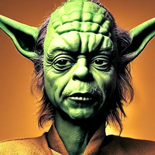 Image similar to steve buscemi as yoda.