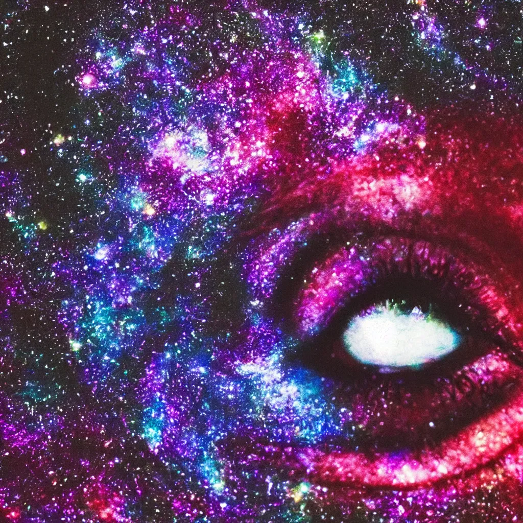 Image similar to galaxy in the eye 👁️ , high quality, galaxy, 🌌, photo,high details, digital art,