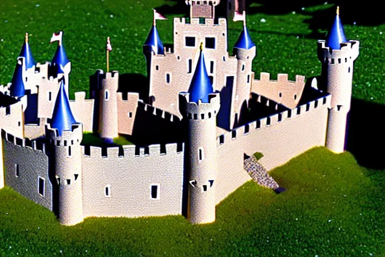 Image similar to a completed castle