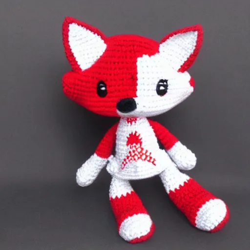 Image similar to cure crochered fox