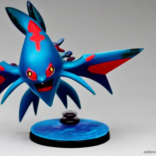 Prompt: pokemon kyogre as a warhammer tabletop figurine