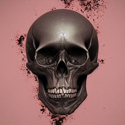 Image similar to portrait_of_a_melting_skull._intricate_abstract._intricate_artwork._by_Tooth_Wu_wlop_beeple_dan_mumford._octane_render_trending_on_artstat