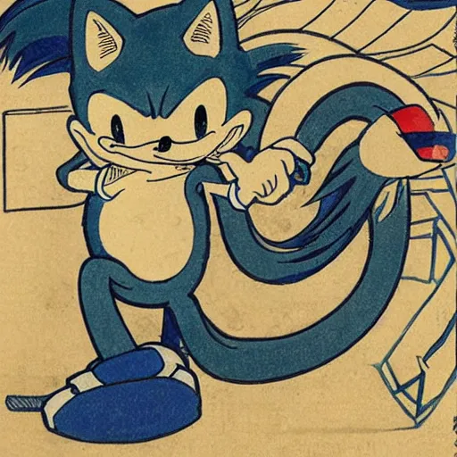 Sonic the Hedgehog Sketch - Classic Sonic by MilkywayKing on