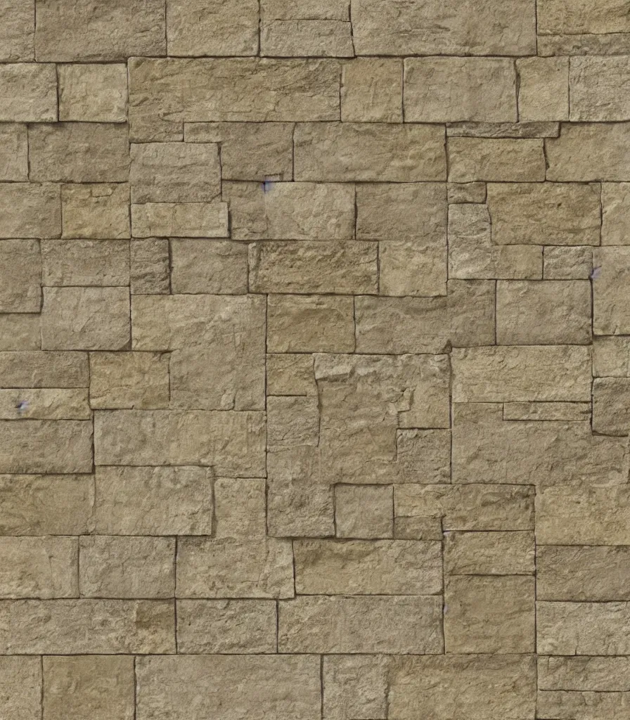 Image similar to texture map of beige stone with horizontal rectilinear engraving cutout