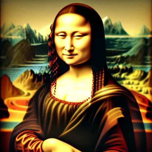 Prompt: Buryat Mona Lisa