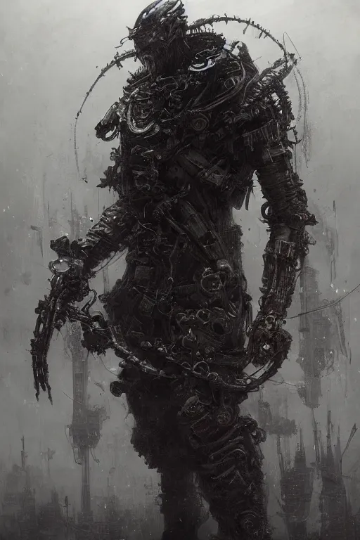 Prompt: Beautiful game about modern pirates. Style as if Tsutomu Nihei and Steven Belledin make game on Unreal Engine 5, sinister by Greg Rutkowski horror Gustave Doré Greg Rutkowski, biopunk art, vivid color tones, beautiful and horrible, intricate transhuman, dystopian cyberpunk, eyelashes, extremely detailed, digital painting, sculpted in zbrush, artstation, concept art, smooth, sharp focus, illustration, chiaroscuro soft lighting, golden ratio, rule of thirds, fibonacci, lots of reflective surfaces, subsurface scattering
