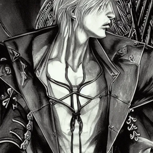 dante (devil may cry and 1 more) drawn by xiaopa25